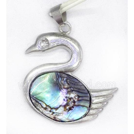 Paua Abalone shell pendant