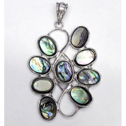 Paua Abalone shell pendant