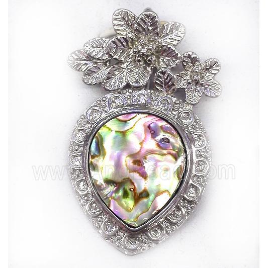 Paua Abalone shell pendant