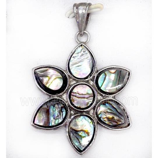 Paua Abalone shell pendant