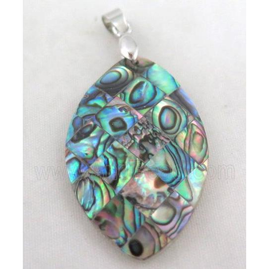 Paua Abalone shell pendant