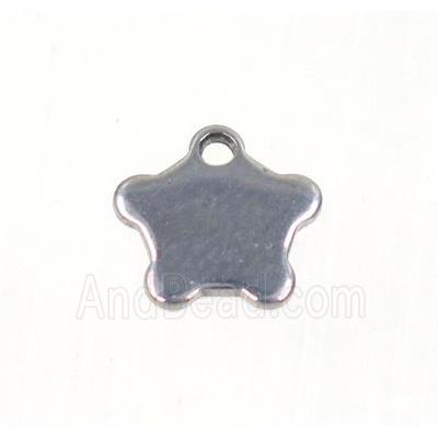 stainless steel star pendant