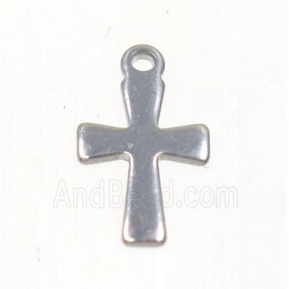 stainless steel cross pendant