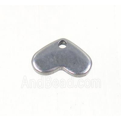 stainless steel heart pendant