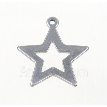stainless steel star pendant