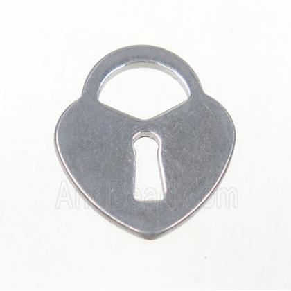 stainless steel lock pendant