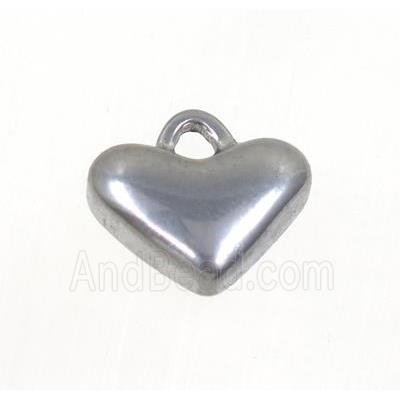 stainless steel heart pendant