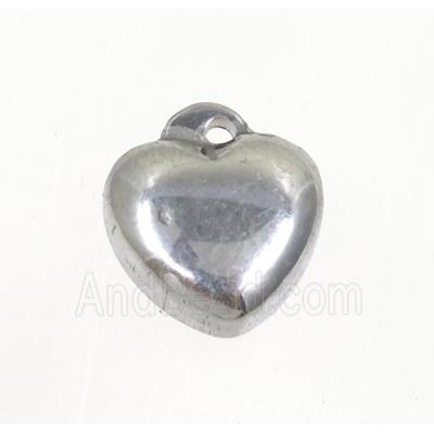 stainless steel heart pendant