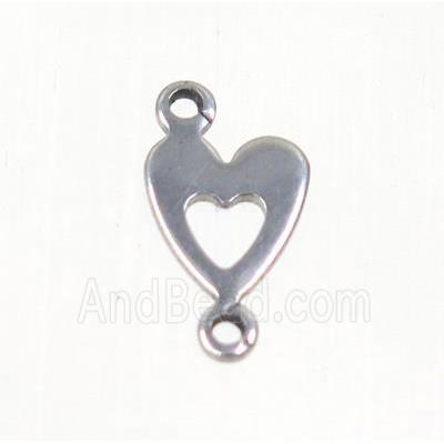stainless steel heart connector