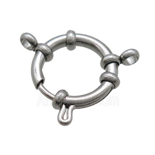 raw stainless steel Clasp