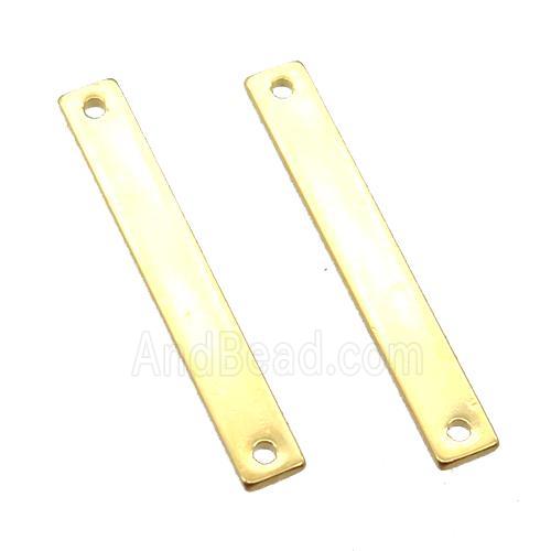 stainless steel stampings connector, gold plated