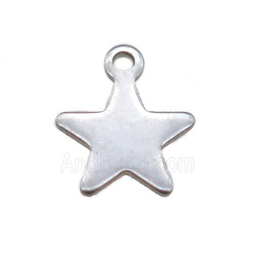 stainless steel star pendant