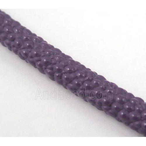 PU leather cord, round