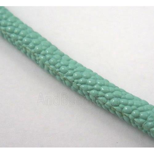 PU leather cord, round