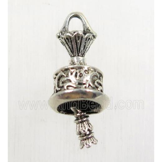 tibetan silver pendant, non-nickel