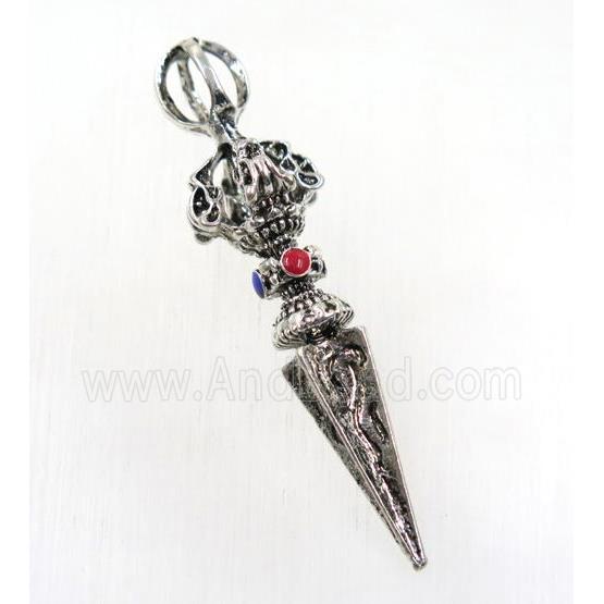 tibetan silver pendants, non-nickel