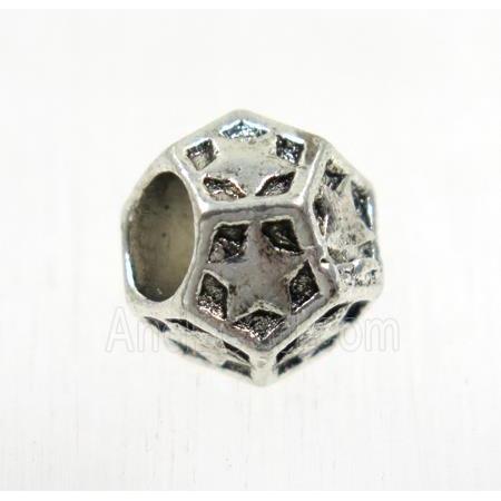 tibetan silver alloy beads, non-nickel