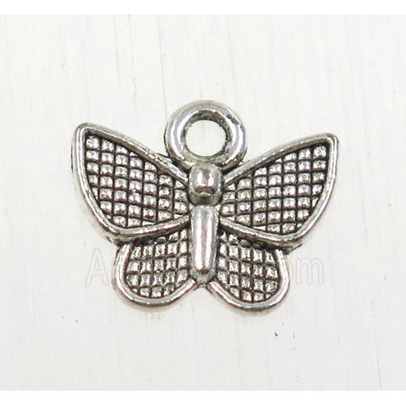 tibetan silver butterfly pendant, non-nickel