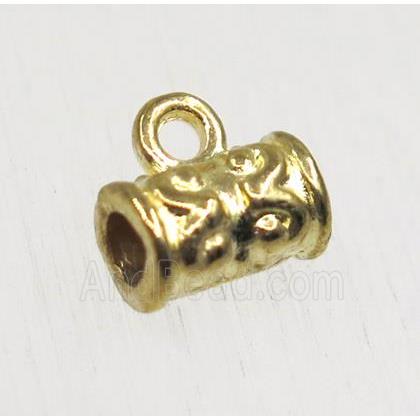 tibetan silver hanger, non-nickel, antique gold