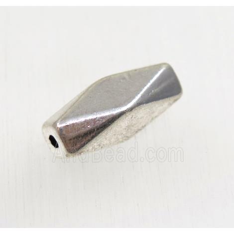 tibetan silverzinc tube beads, non-nickel