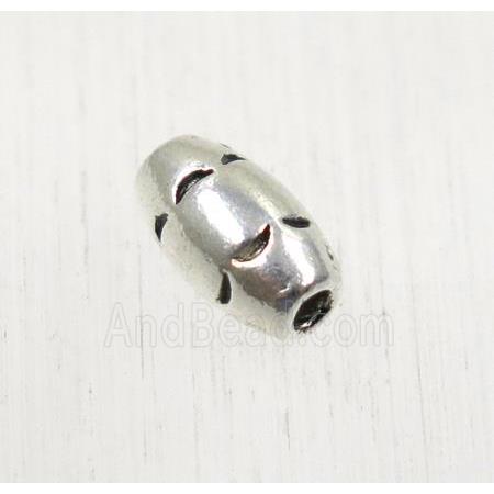 tibetan silver zinc rice beads, non-nickel