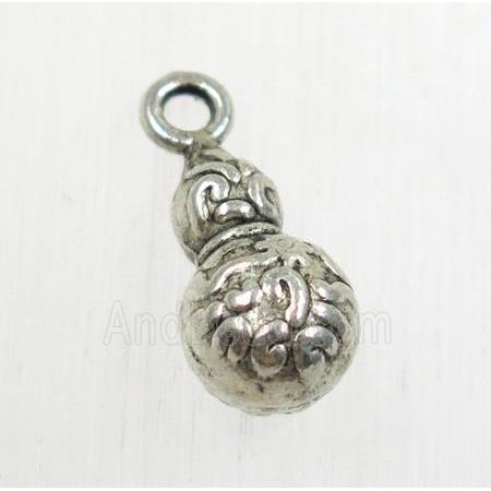 tibetan silver gourd pendant, non-nickel