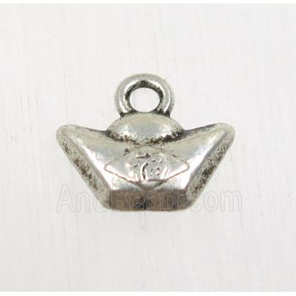 tibetan silver yuanbao pendants, non-nickel