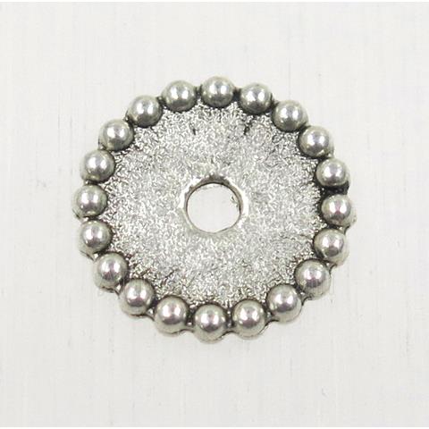 tibetan silver spacer beads, zinc, non-nickel