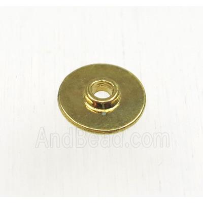 tibetan silver zinc beads, non-nickel, antique gold