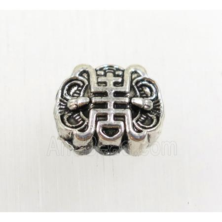 tibetan silver zinc beads, non-nickel
