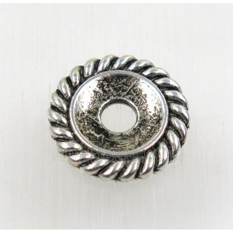 tibetan silver zinc spacer beads, non-nickel