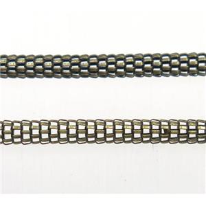 iron chain, antique bronze, approx 3mm dia