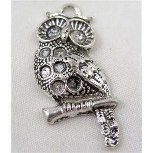 Tibetan silver pendant, Non-nickel, approx 20x40mm