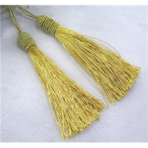 handmade tassel with nylon wire, approx 90mm length