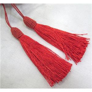 handmade tassel with nylon wire, approx 90mm length