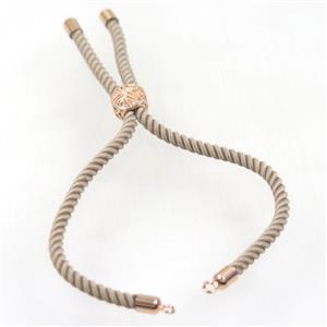nylon cord bracelet chain, approx 3mm thickness