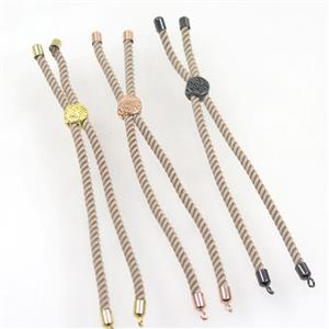 nylon cord bracelet chain, approx 3mm thickness