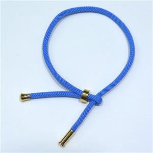 skyblue nylon bracelet, resized, approx 3mm thickness