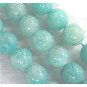 round amazonite beads, green, approx 4mm dia