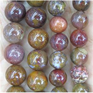 Mexico Nueva Agate Beads, round, approx 8mm dia