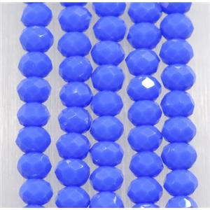 chinese crystal glass beads, faceted rondelle, approx 2.5x3mm, 150 pcs per st