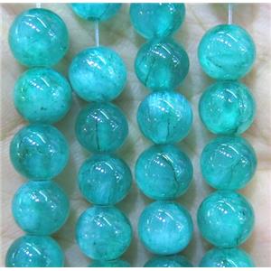 jade bead, round, stabile, approx 12mm dia, 32pcs per st