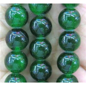 jade bead, round, stabile, approx 6mm dia, 63pcs per st