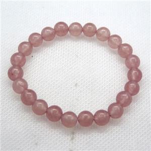 Stretch Jade bracelet, dye, approx 16mm dia, 13pcs per st