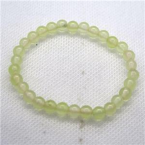 Stretch Jade bracelet, dye, approx 8mm dia, 22pcs per st