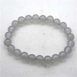 Stretch Jade bracelet, dye, approx 16mm dia, 13pcs per st