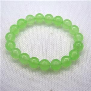 Stretch Jade bracelet, dye, approx 16mm dia, 13pcs per st