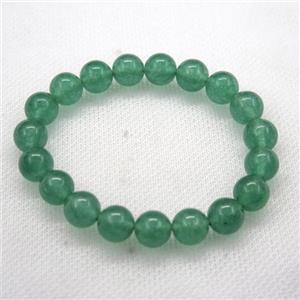 Stretch Jade bracelet, dye, approx 16mm dia, 13pcs per st