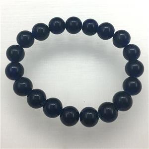 Stretch Jade bracelet, dye, approx 16mm dia, 13pcs per st