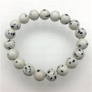 Stretch Jade bracelet, dye, approx 16mm dia, 13pcs per st